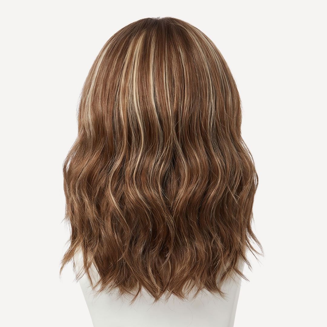 Perucă Păr Natural Ines - Balayage 8-pla| BuenoBia