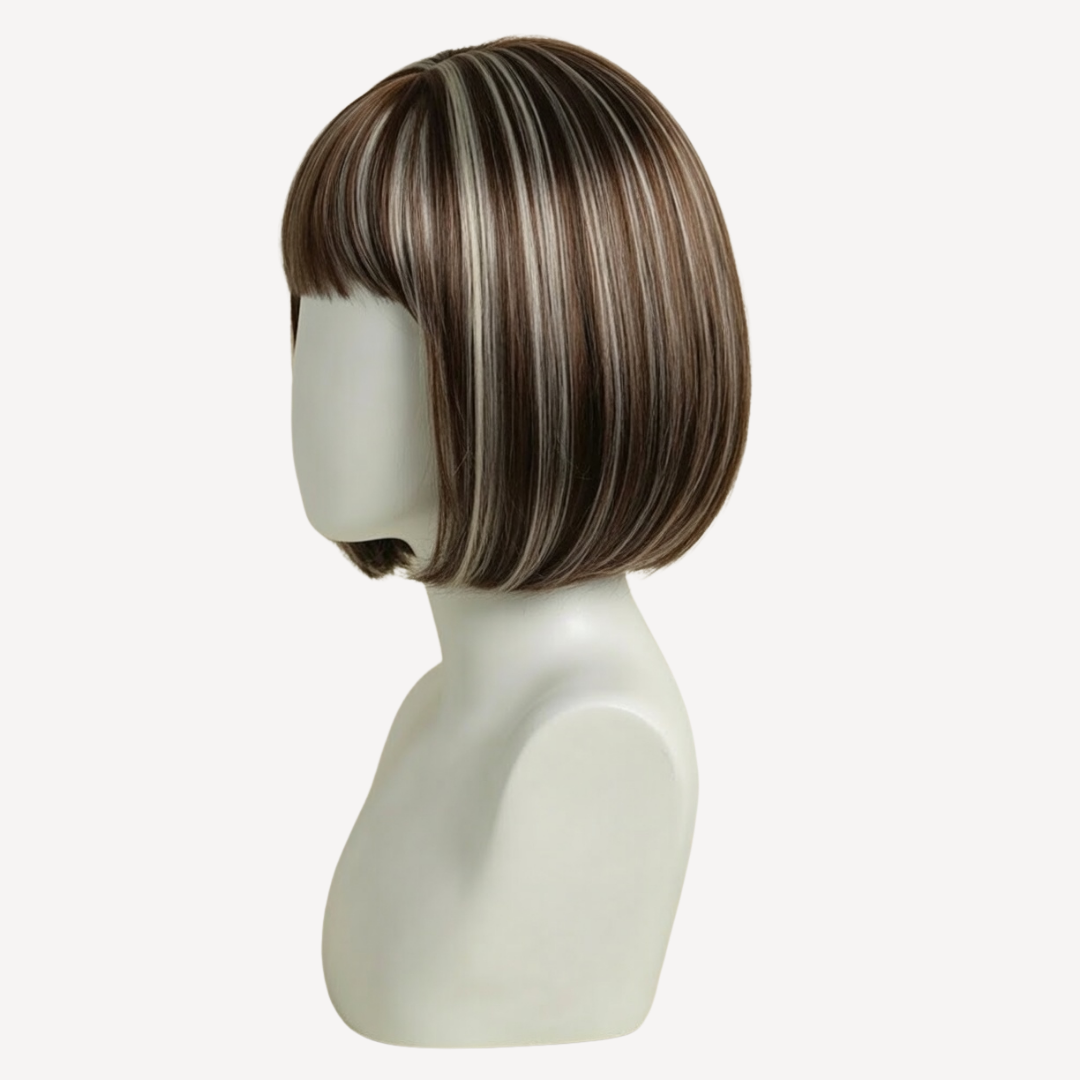 Perucă Păr Natural Lyza - Balayage 2-GRAY | BuenoBia