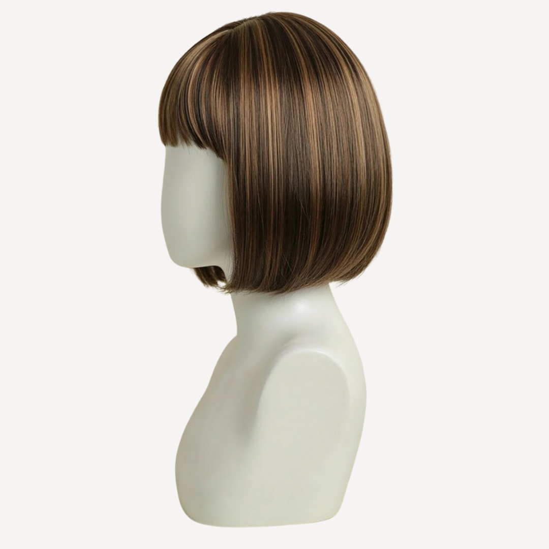 Perucă Păr Natural Lyza - Balayage 3-12 | BuenoBia