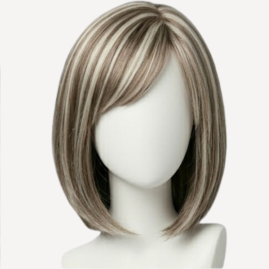 Perucă Păr Natural Lola - balayage 8-gray | BuenoBia