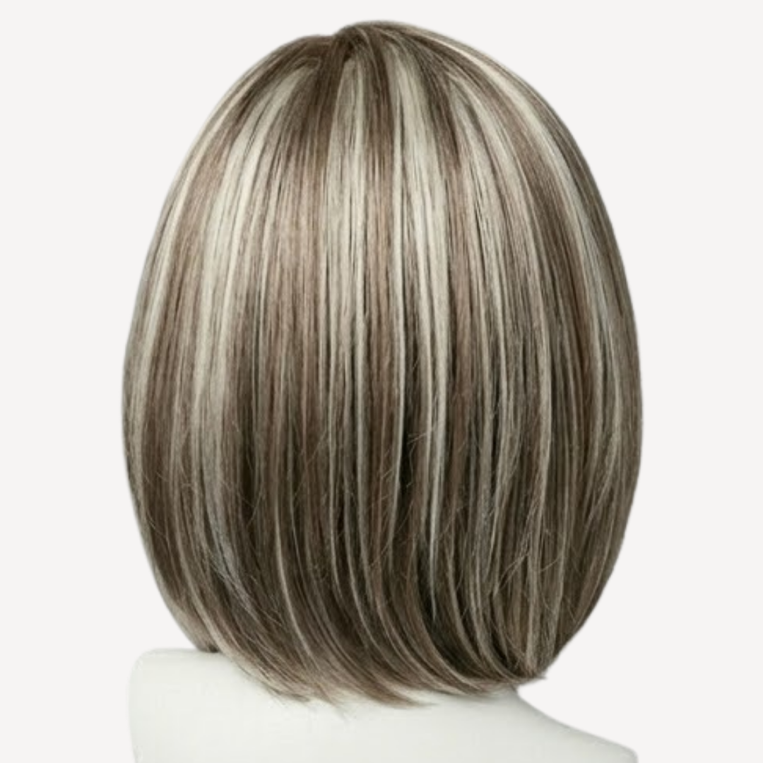 Perucă Păr Natural Lola - balayage 8-gray | BuenoBia
