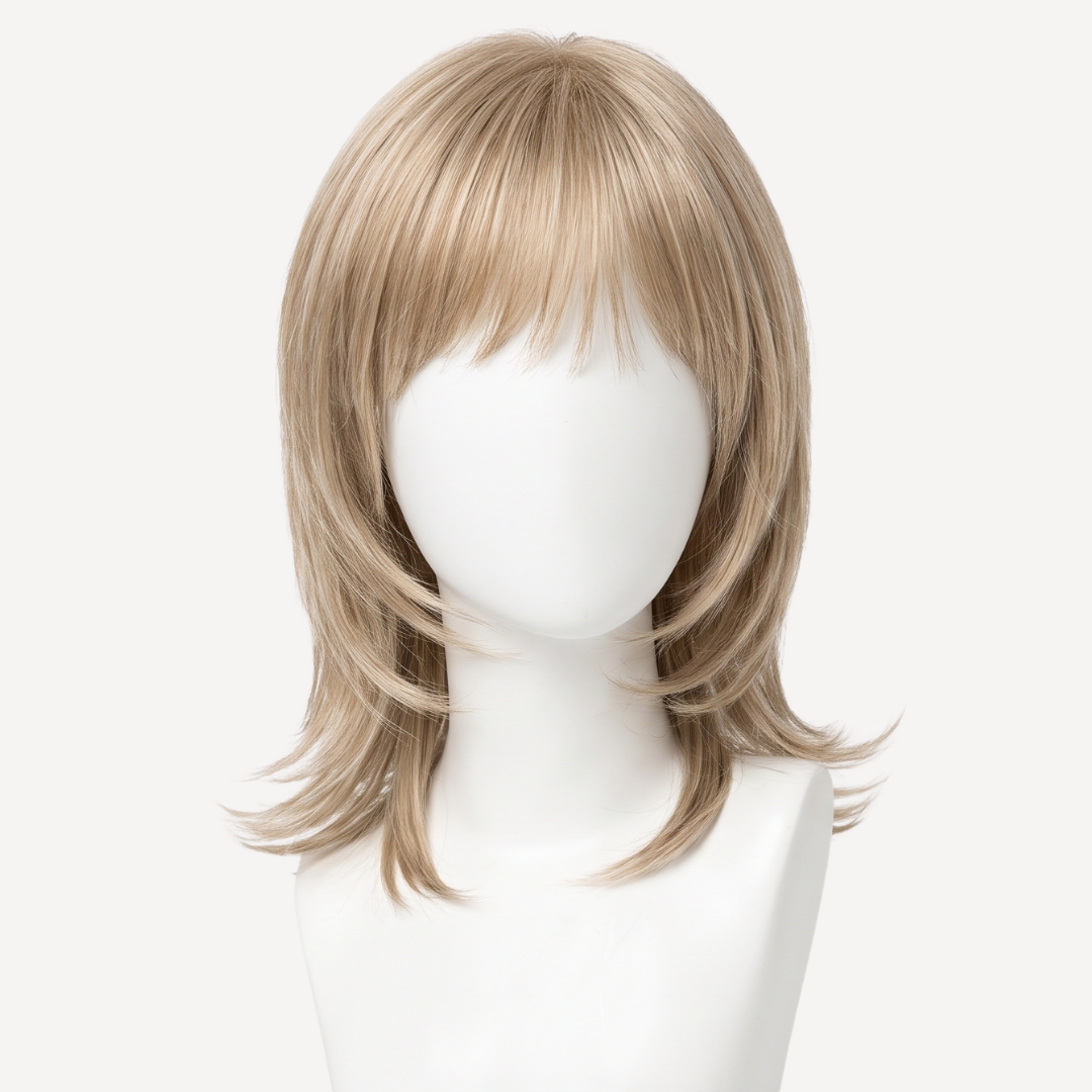 Perucă Păr Natural Luna - Blond Opal 18 | BuenoBia
