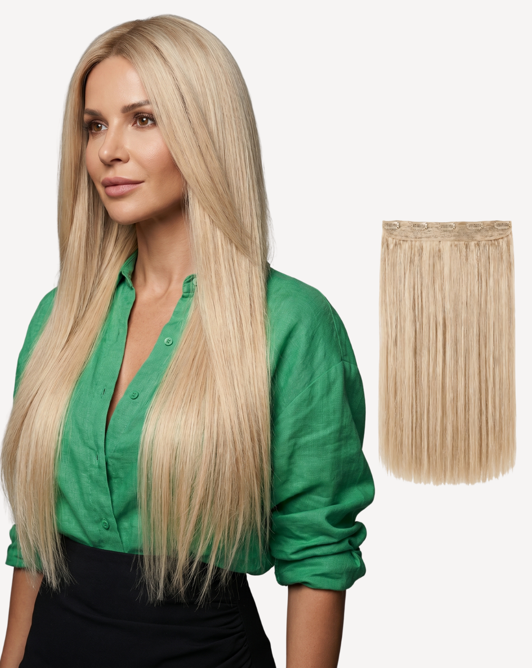 Extensii Tresă Volum Mediu - Blond Rose | BuenoBia
