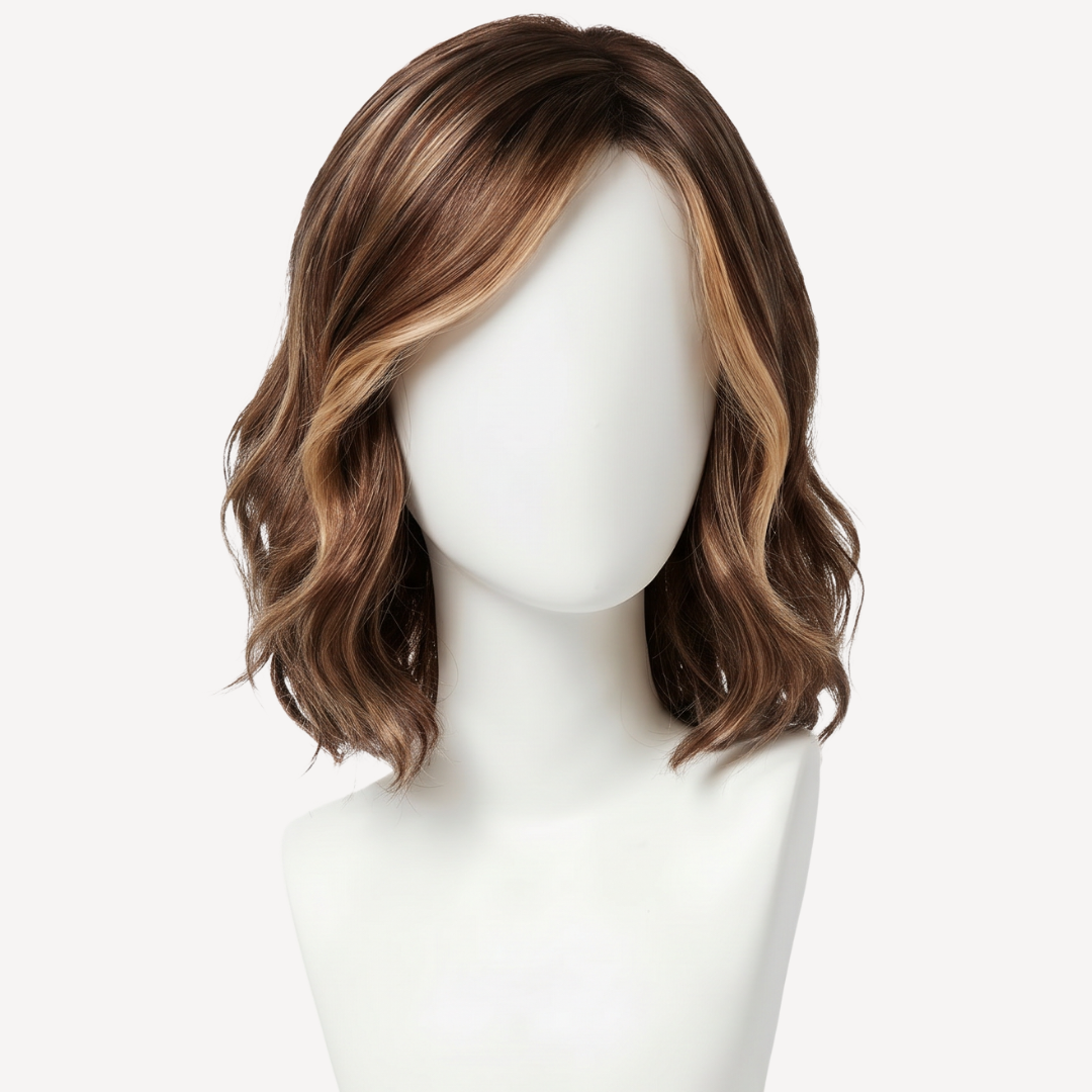 Perucă Păr Natural Stella -Balayage 4-14 | BuenoBia