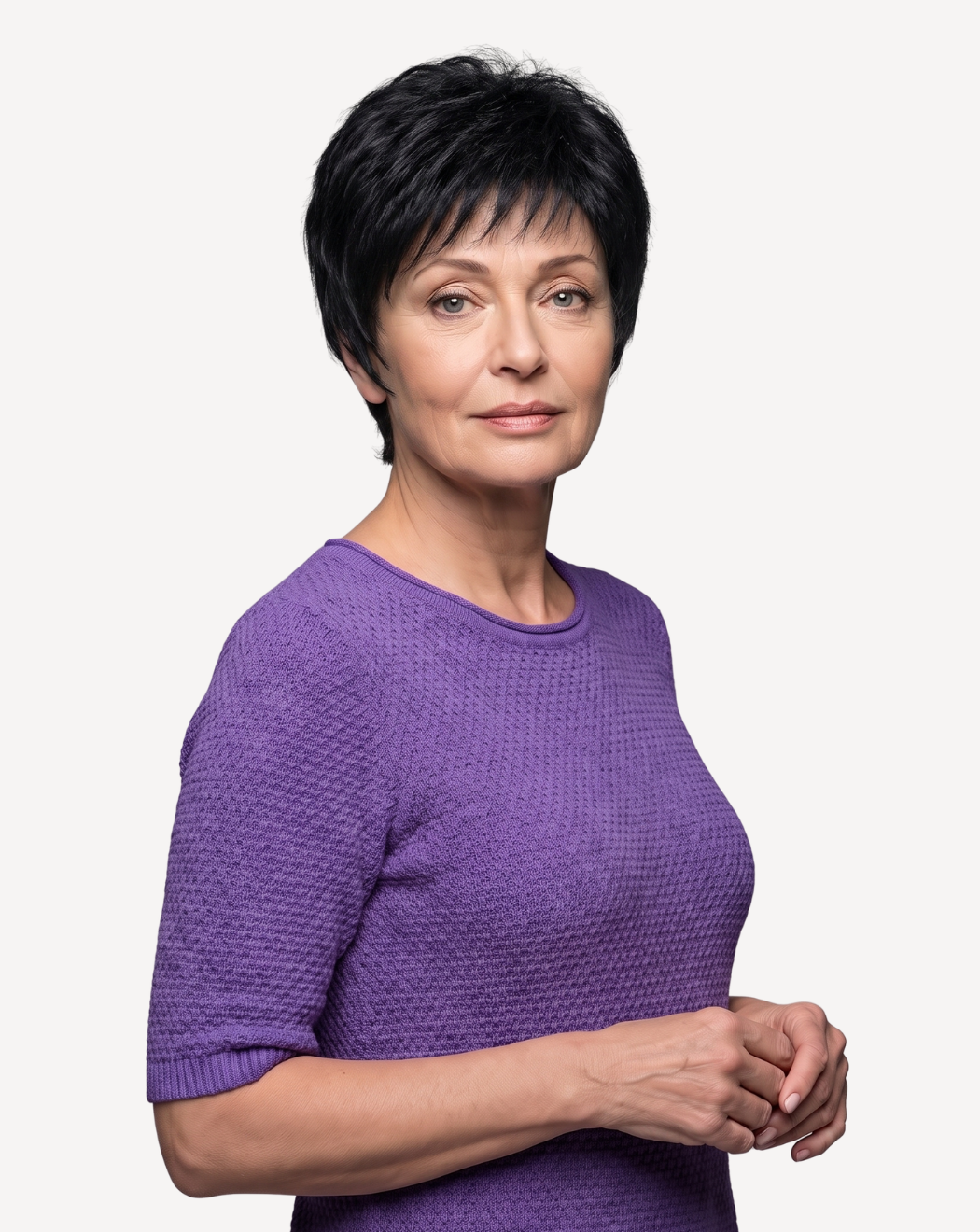 Perucă Medicală Sylvia -Negru Intens 1 | BuenoBia
