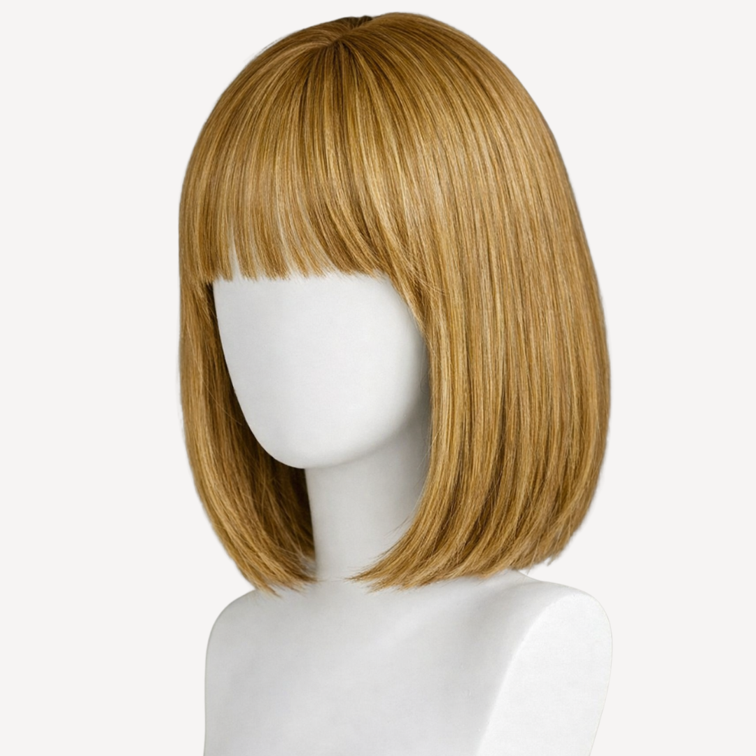 Perucă Păr Natural Amanda Șaten Auriu #10