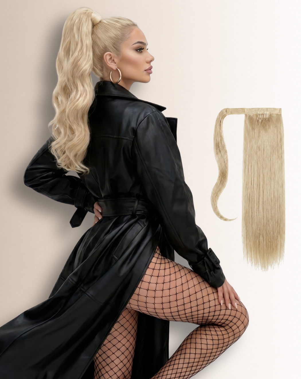 Coadă Iconic- Blond Auriu Deschis 1001 | BuenoBia