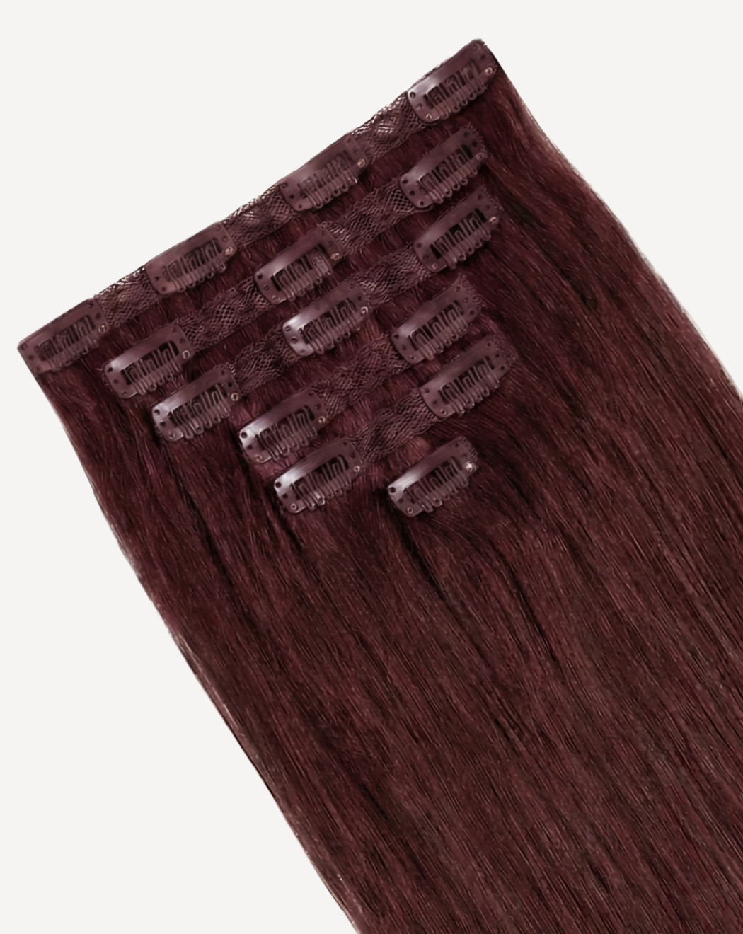 Extensii Clip-On Volum Mediu - Roșcat Vișiniu j99 | BuenoBia