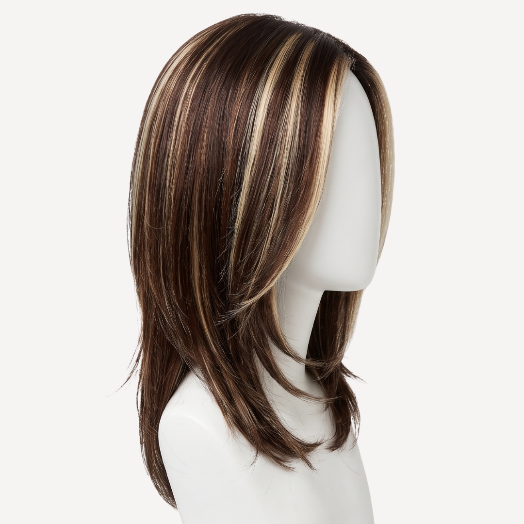 Perucă Păr Natural Jade -Balayage 4-pla | BuenoBia