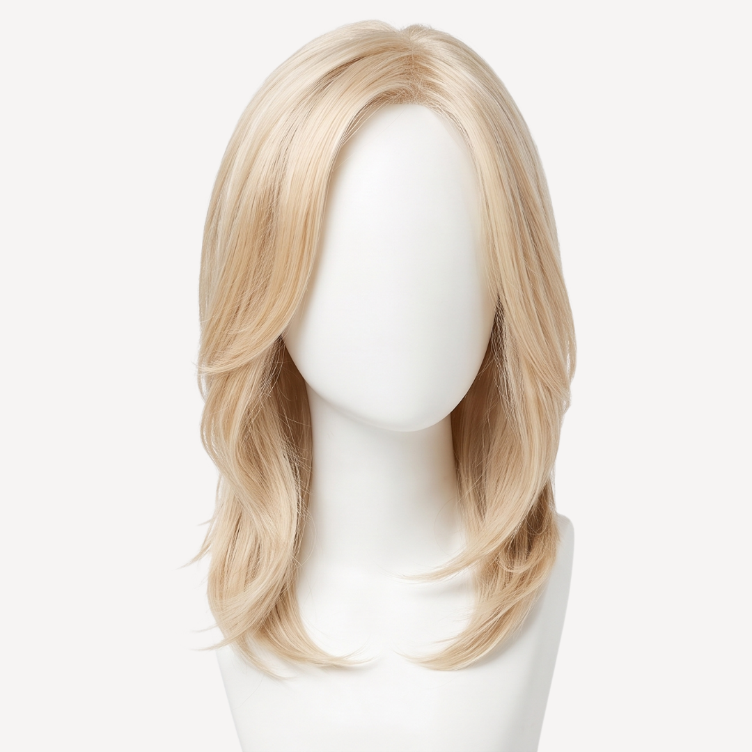 Perucă Păr Natural Jade -Blond Rose | BuenoBia