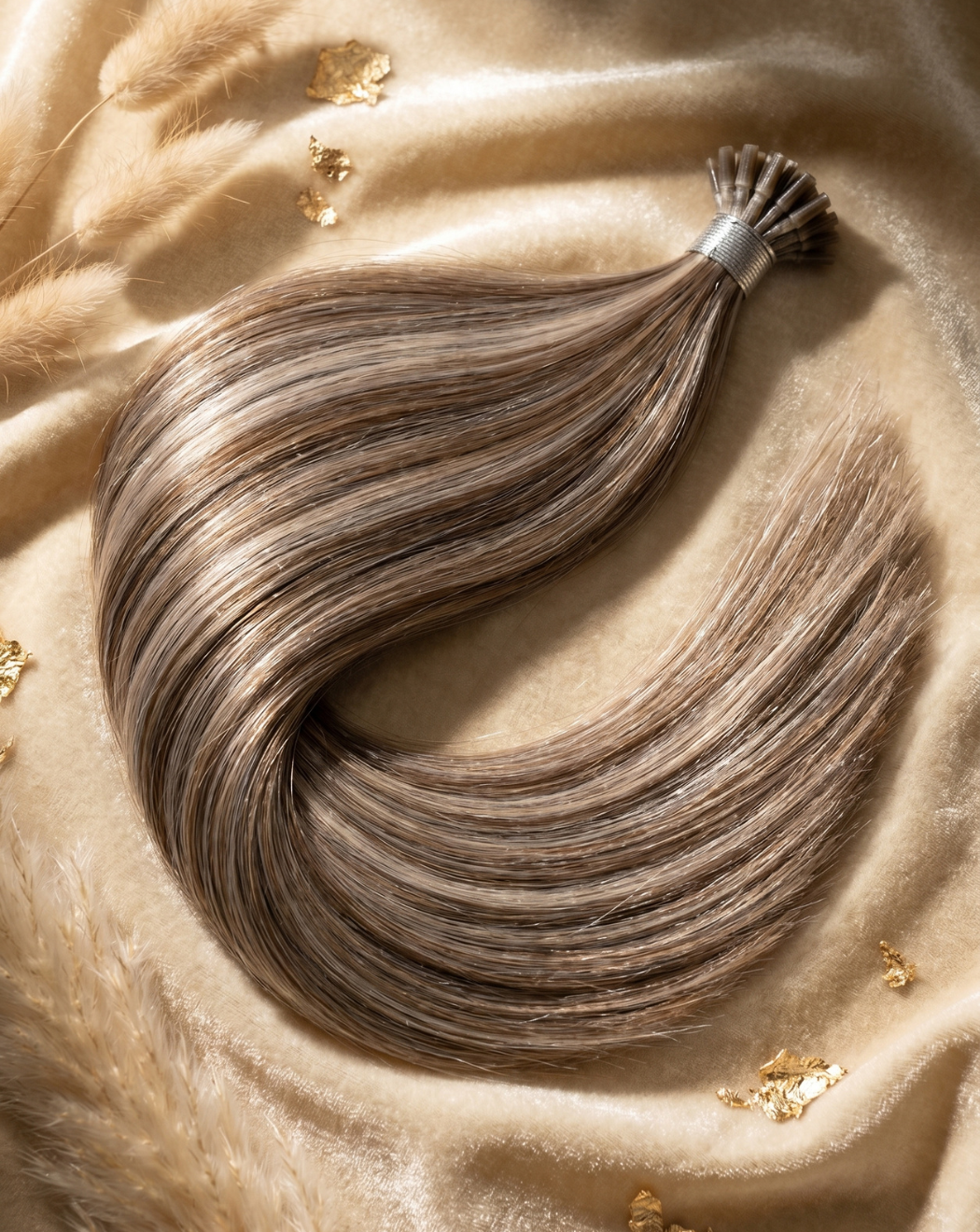 Extensii cu NanoKeratină din Păr Natural – Balayage 8-gray | BuenoBia
