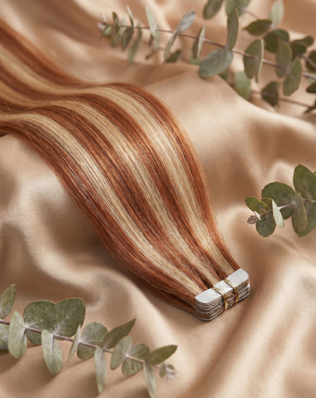 Extensii Nano Tape-In din Păr Natural – Balayage 33-1001 | BuenoBia