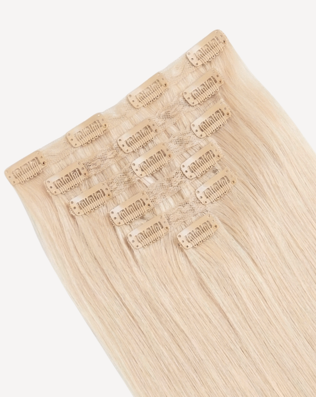 Extensii Clip-On Volum Mediu - Blond Rose | BuenoBia