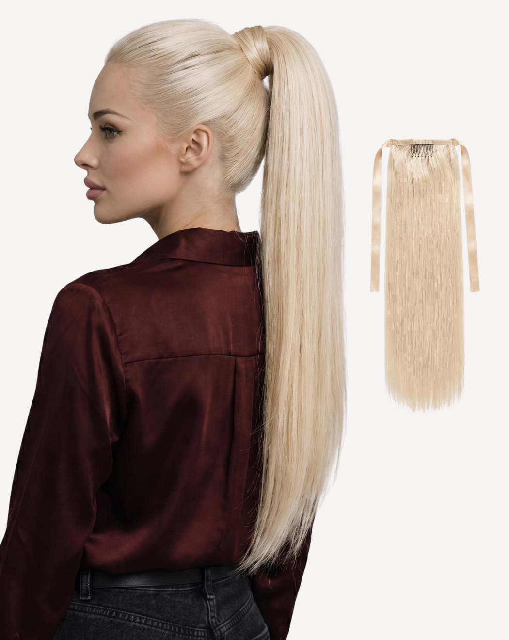 Extensii Coadă Volum Mediu - Blond Rose | BuenoBia