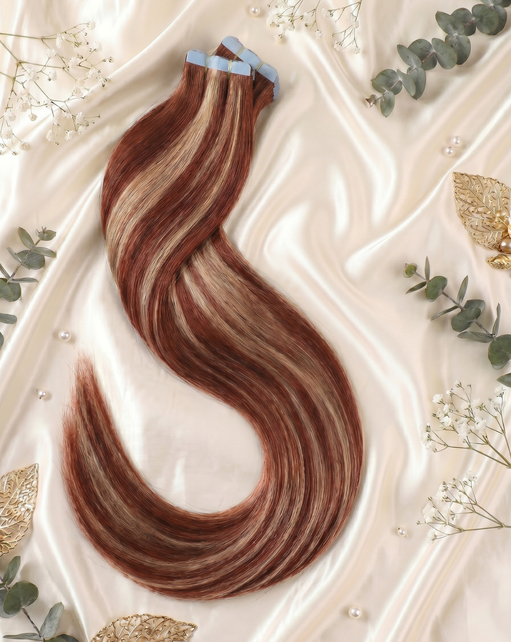 Extensii Tape-In din Păr Natural – Balayage 33-1001 | BuenoBia