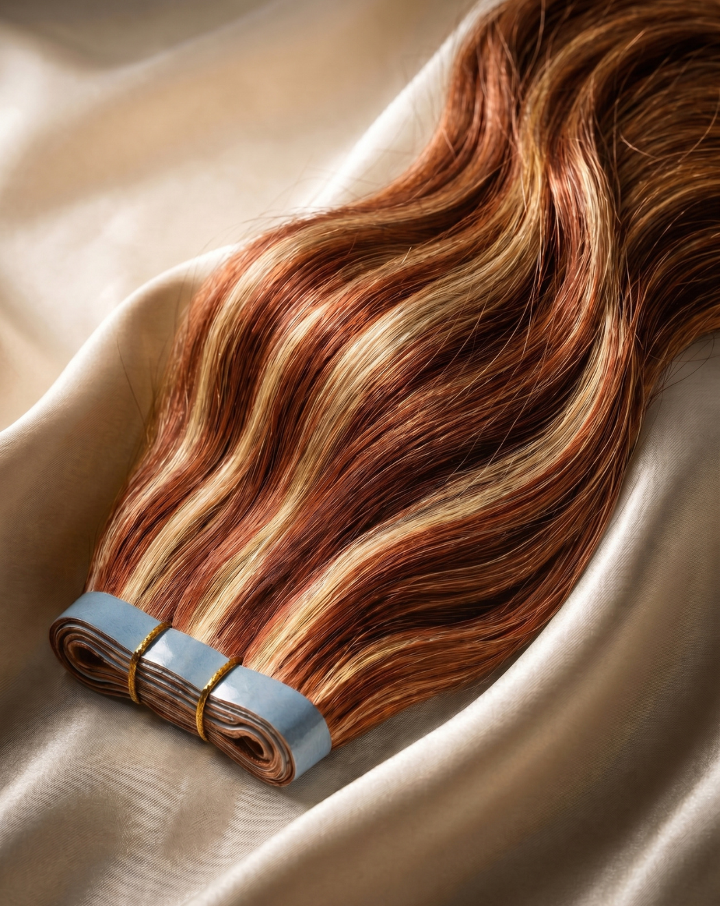 Extensii Tape-In Weft din Păr Natural – Balayage 33-1001 | BuenoBia