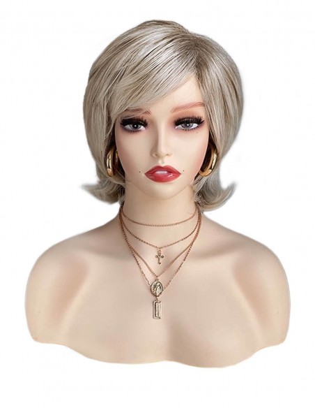 Peruca Naturala AELITA Blond Cenusiu