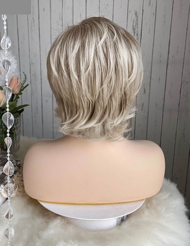 Peruca Naturala AELITA Blond Cenusiu