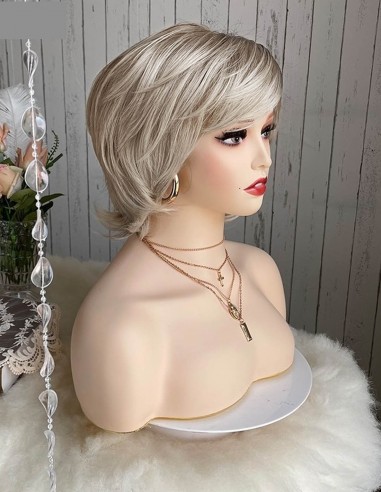 Peruca Naturala AELITA Blond Cenusiu