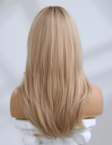 Peruca Naturala JOVANNA Ombre Saten/Blond Cenusiu