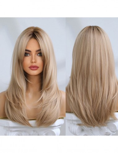 Peruca Naturala JOVANNA Ombre Saten/Blond Cenusiu