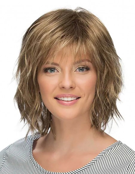 Peruca Naturala MERRY Balayage Saten/Blond Bej