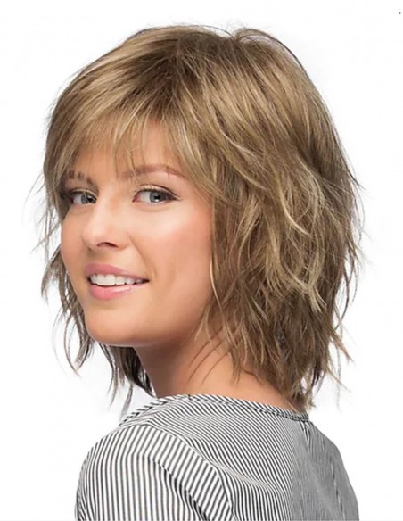 Peruca Naturala MERRY Balayage Saten/Blond Bej