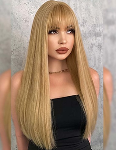 Peruca Naturala  CAMELIA Blond Miere