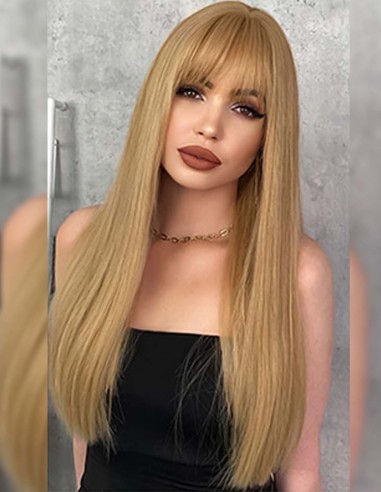 Peruca Naturala  CAMELIA Blond Miere