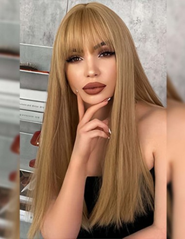 Peruca Naturala  CAMELIA Blond Miere