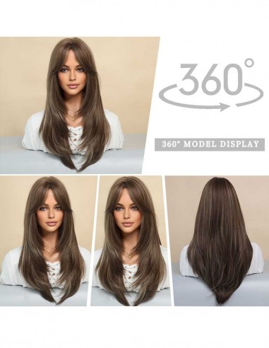 Peruca Naturala ALEXIS Saten Inchis Suvitat Peruca Naturala ALEXIS Saten Inchis Suvitat