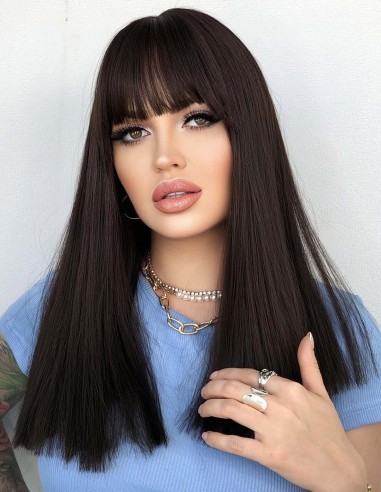 Peruca Naturala ZAIDA Negru Natural