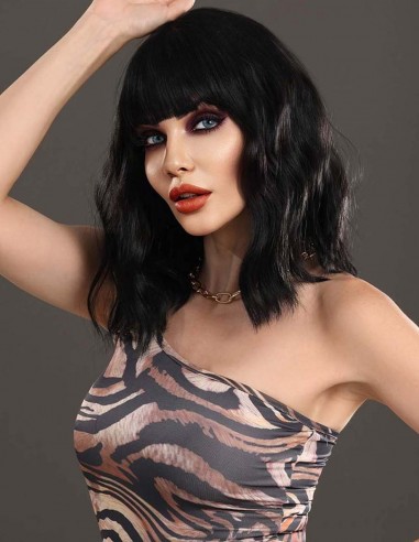 Peruca Naturala YVETTE Negru Intens Peruca Naturala YVETTE Negru Intens
