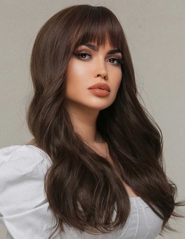 Peruca Naturala CARLA Saten Inchis