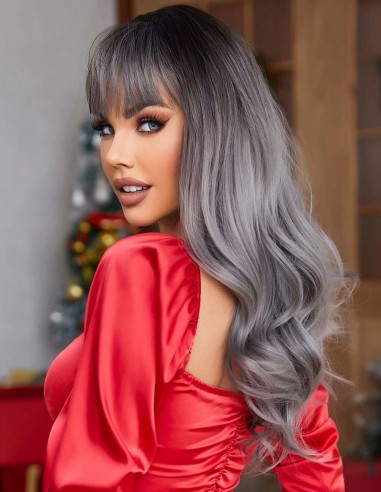 Peruca Naturala MELTEM Ombre 1/Gray
