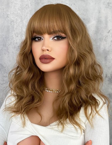 Peruca Naturala CELSIE Saten Auriu