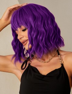 Peruca Naturala ANEMONA Purple 2