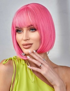 Peruca Naturala CONSUELA Pink 2