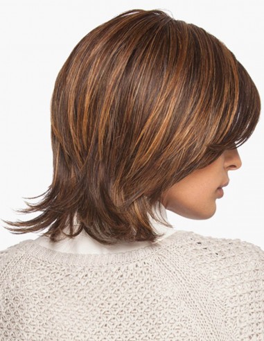 Peruca Naturala ALIONA Castaniu...