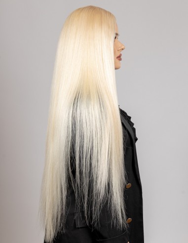 Peruca Naturala  ROXY Blond Platinat