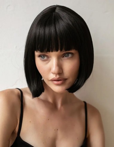 Peruca Naturala JACKIE Negru Intens