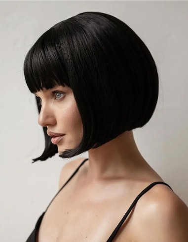 Peruca Naturala JACKIE Negru Intens