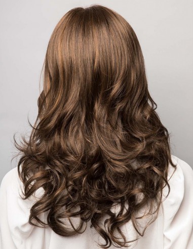 Peruca Naturala AGOSTINA Castaniu Inchis