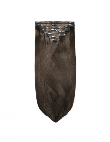 Extensii Par Rusesc Clip On Saten Inchis Extensii Par Rusesc Clip On Saten Inchis