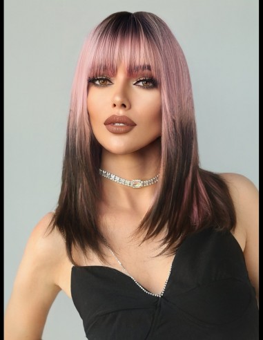 Peruca AMITA Ombre Pink