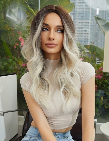 Peruca ALBINES Ombre Saten...