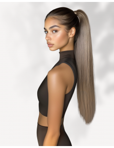 Coadă Păr Natural Saten...