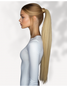 Coadă Păr Natural  Blond...