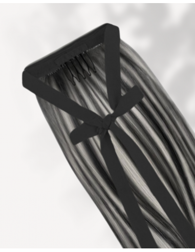 Coadă Păr Natural Suvitat 1-GRAY