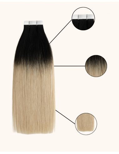 Extensii ReTape Ombre 1/silver